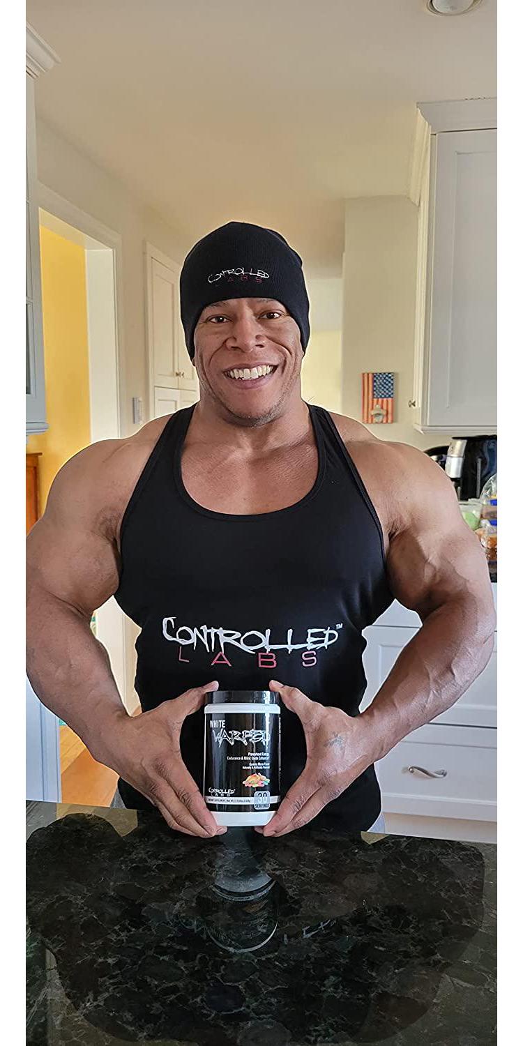 Controlled Labs White Warped Pre-Workout Energy, Endurance and Nitric Oxide Enhancer, Gummy Worm, 330 grams
