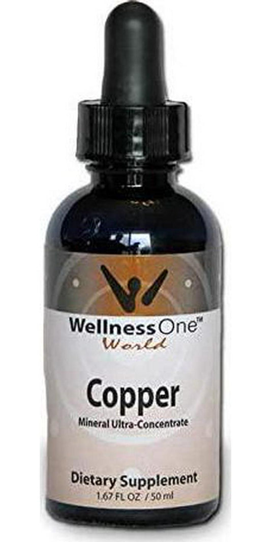 Copper - Best Liquid Ionic Mineral Supplement - (100 Days at 2mg per 10 Drops) 1.67fl oz. - Adjust Serving Sizes for Kids, Men and Women.
