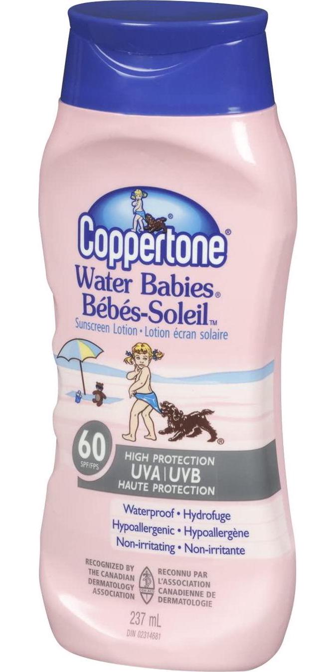 Coppertone Water Babies Sunscreen Lotion SPF60 - 237ml