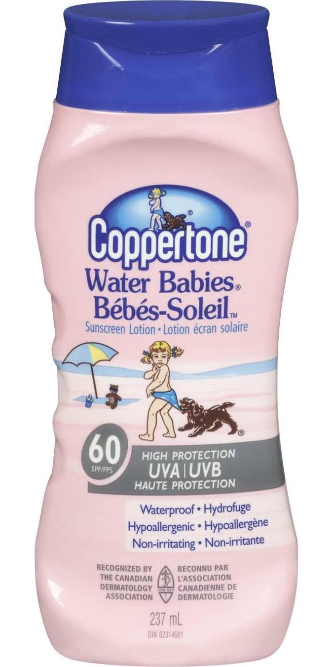 Coppertone Water Babies Sunscreen Lotion SPF60 - 237ml