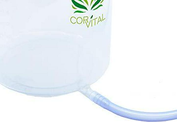 Cor-Vital Coffee Enema Kit For Colon Cleansing With 1 LB Enema Coffee - Gerson Approved Home Enema Kit - Enema Bucket Kit - Therapy Roast Coffee Detox Cleanse - Enema Coffee Organic