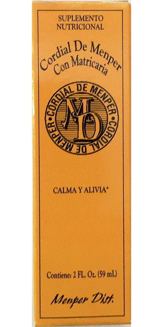 Cordial De Menper with Chamomile 2 oz. Dietary Supplement