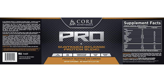 Core Nutritionals Core PRO - 29 Servings - Peanut Butter Ice Cream