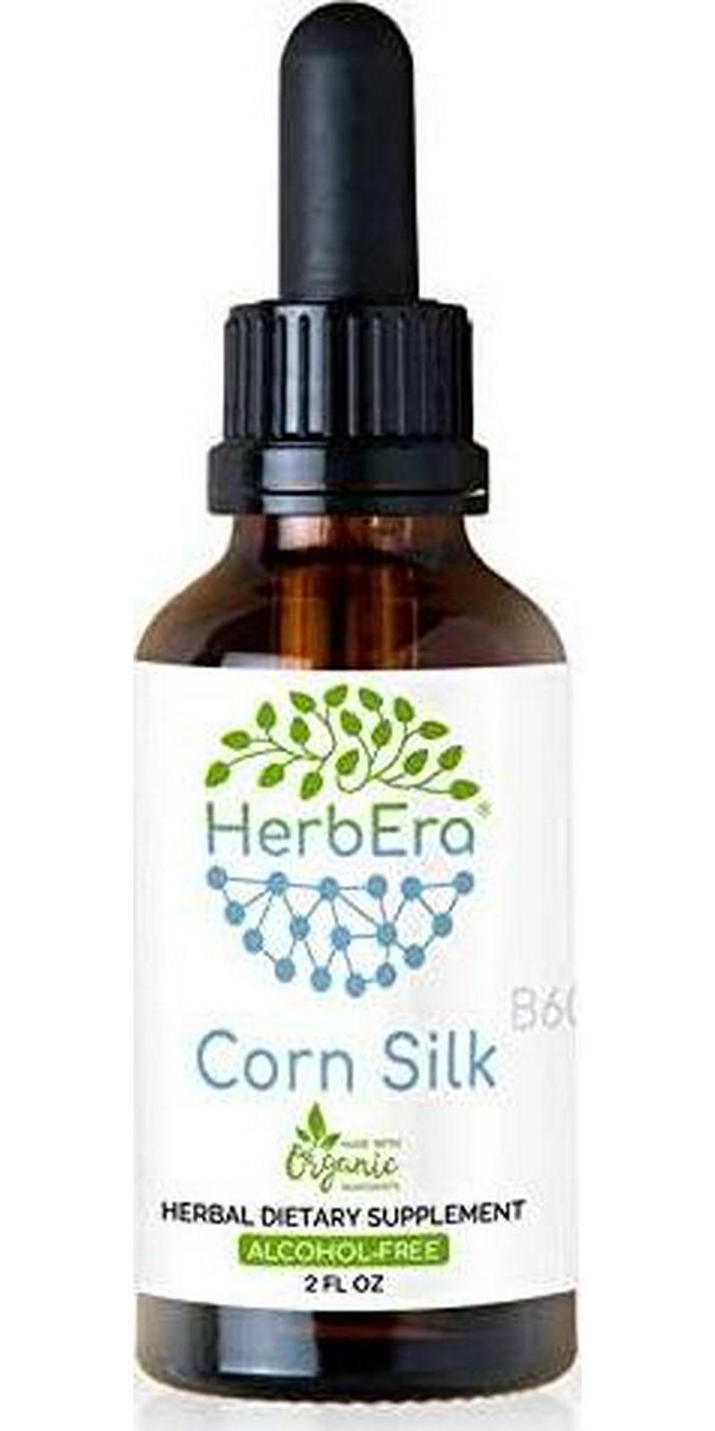 Corn Silk B60 Alcohol-Free Herbal Extract Tincture, Super-Concentrated Organic Corn Silk (Zea Mays) (2 fl oz)