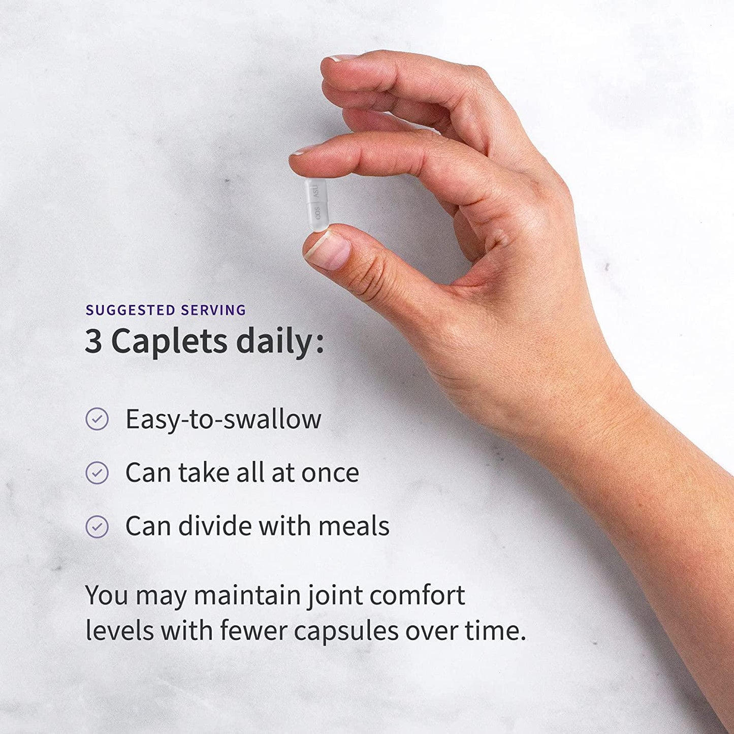 Cosamin ASU Joint Health Supplement 180 Caps, New and Improved Formula Features Glucosamin Hcl, Chondroitin Sulfate, Asu, and Akba