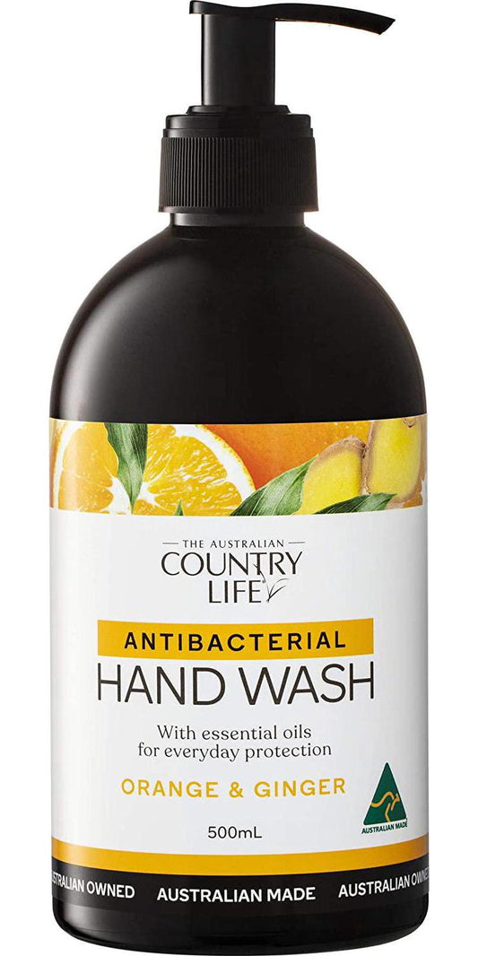 Country Life Antibacterial Orange and Ginger Handwash, 500 ml