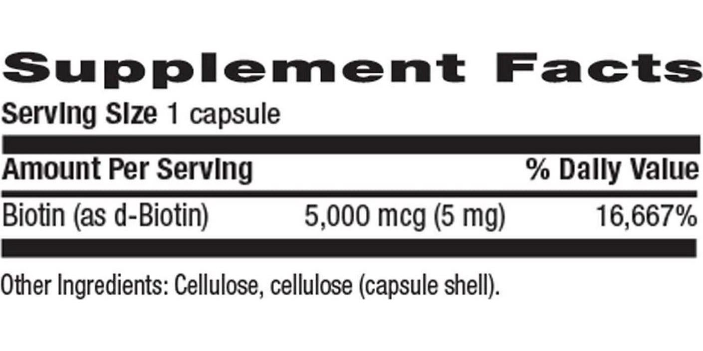 Country Life BioTin High Potency, 5 Mg, 60 Count