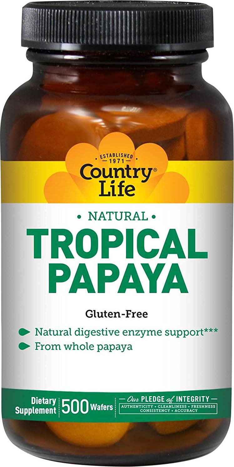 Country Life Country Life Tropical Papaya Chewable 500 ct