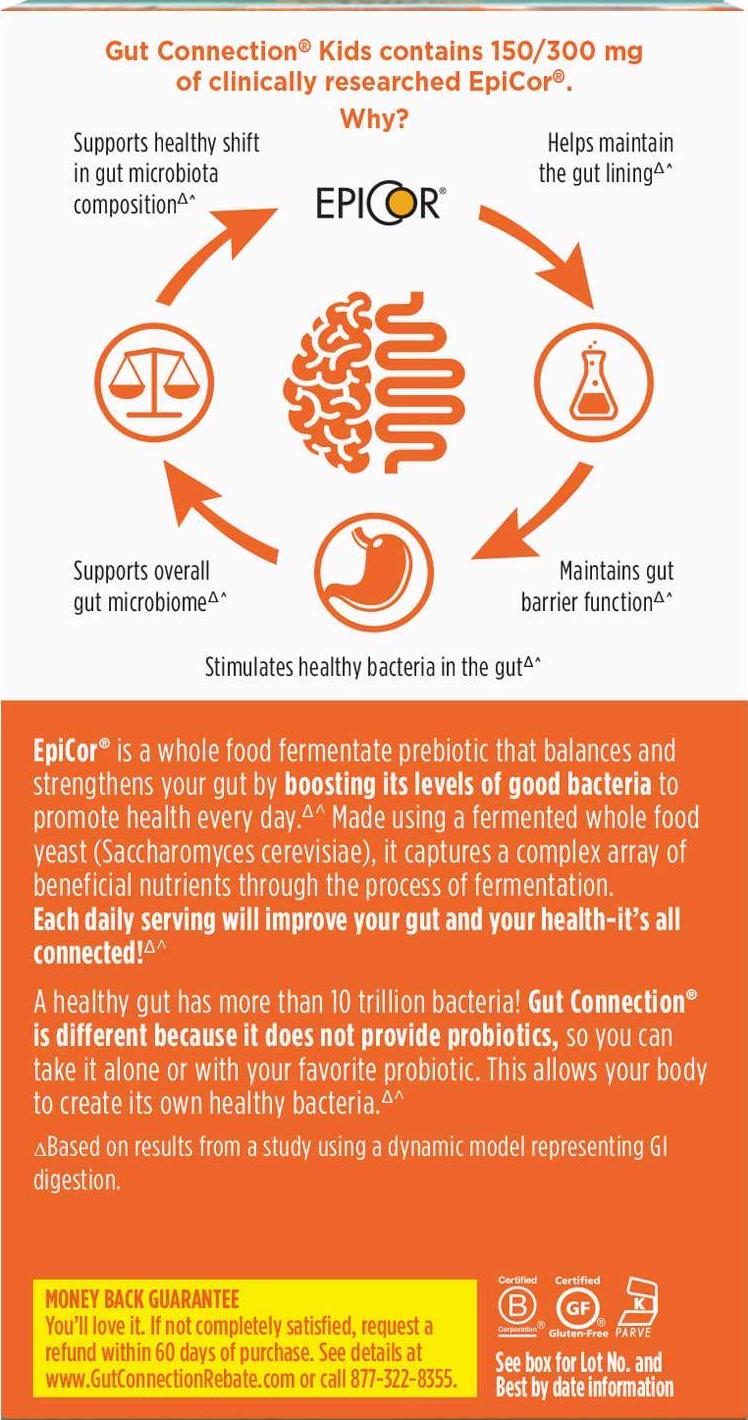 Country Life, Gut Connection Kids – Immune Balance, Improves Gut Microbiome Health and Supports a Healthy Immune System, 100 Chewable Tablets.