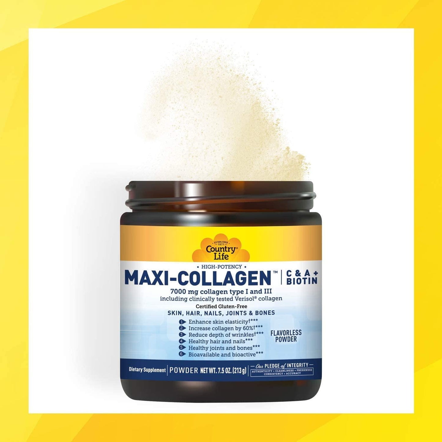 Country Life High Potency Maxi Collagen Powder, 0.2 Pound