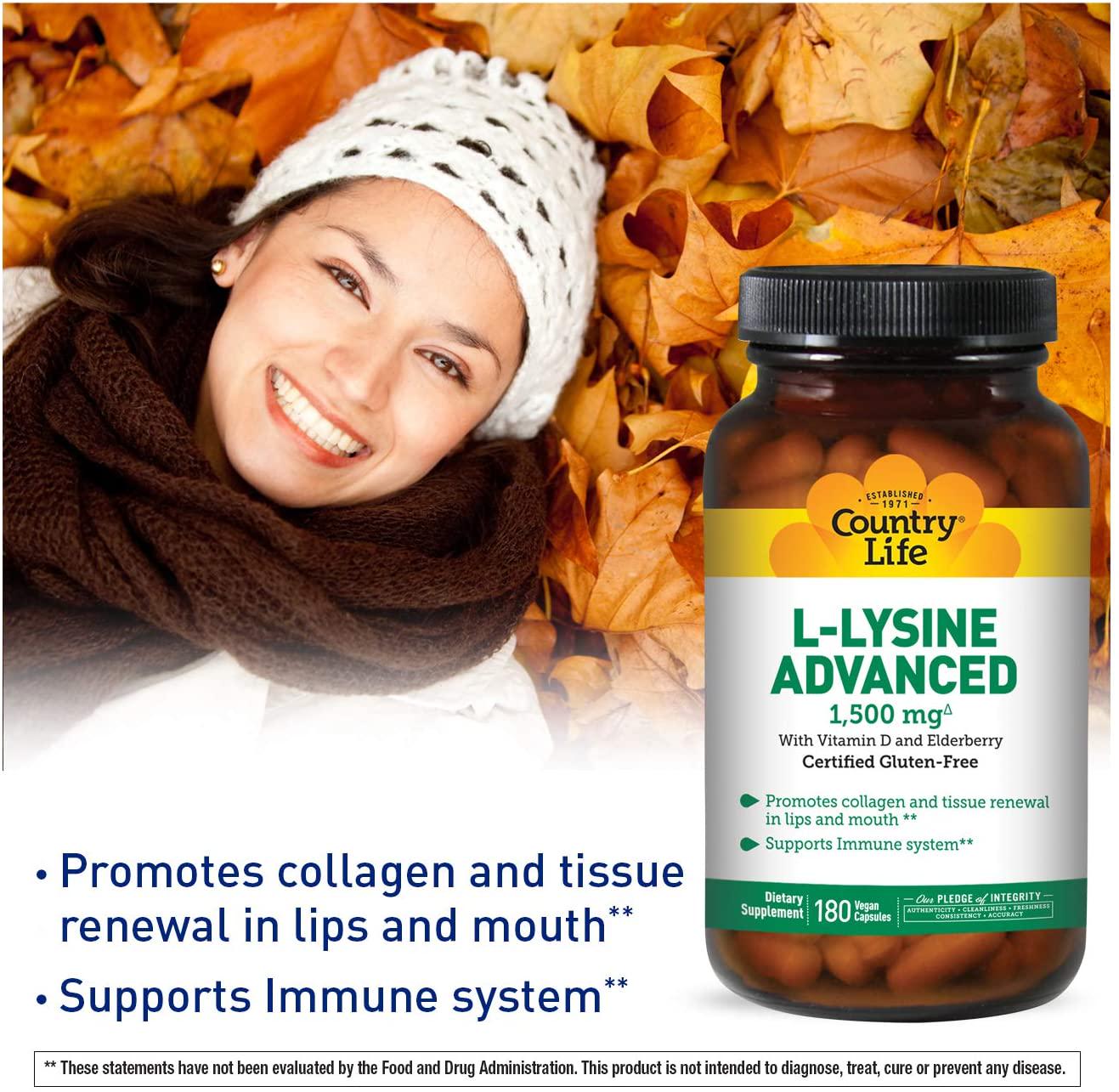 Country Life L-Lysine Advanced 1