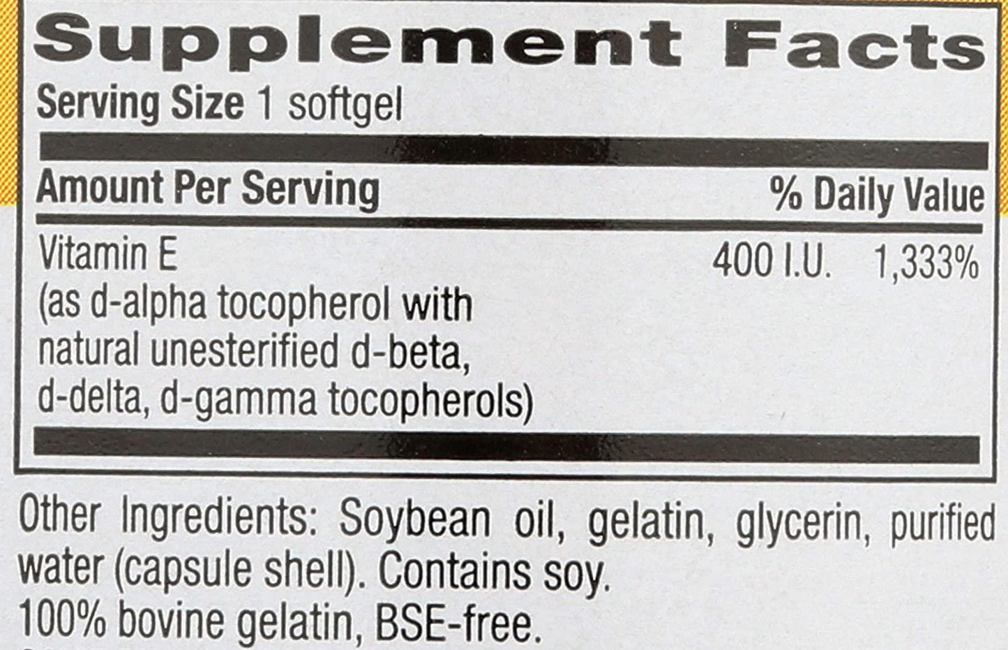 Country Life - Natural Vitamin E Complex with Mixed Tocopherols 400 IU - 90 Softgels