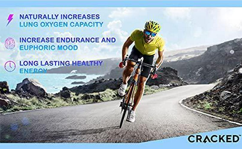 Cracked Rx Nootropic Energy Focus Endurance Powder Drink Without Beta Alanine Free no Itch Natural Pre-Workout (Fruiting Body Mushrooms, Ashwagandha, Creatine HCL, Vitamins and Dopamine Boost)