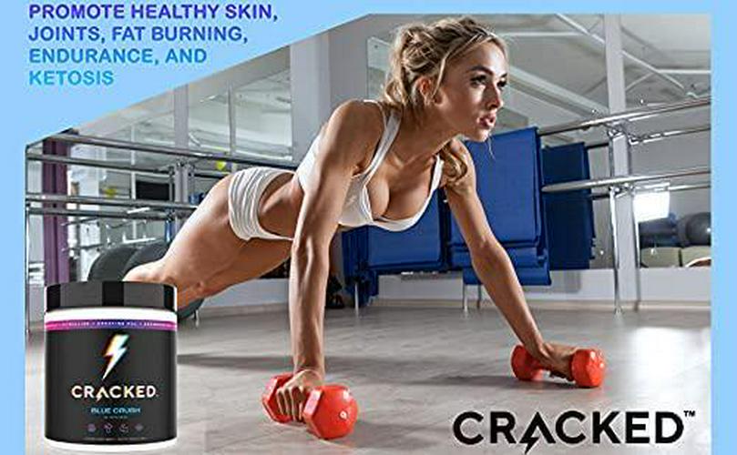 Cracked Rx Nootropic Energy Focus Endurance Powder Drink Without Beta Alanine Free no Itch Natural Pre-Workout (Fruiting Body Mushrooms, Ashwagandha, Creatine HCL, Vitamins and Dopamine Boost)