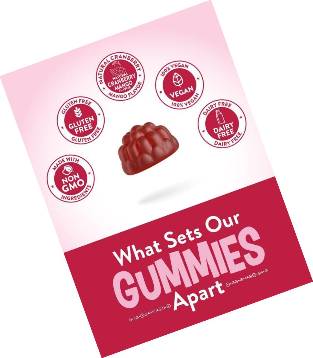 Cranberry Gummies | 60 Count | Vegan, Non-GMO and Gluten Free Supplement | Supports Urinary Tract Health | Cranberry Mango Flavor | by Natures Truth