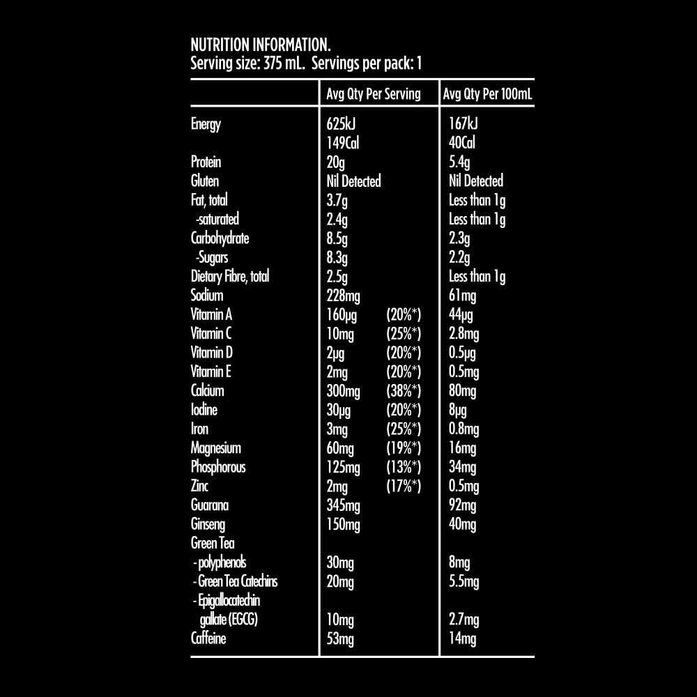 Crankt Protein Shake, Coffee, 375mL x 12