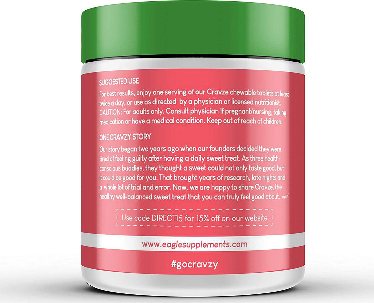 Cravze - Collagen Chewable Tablets with Protein - Watermelon Flavor