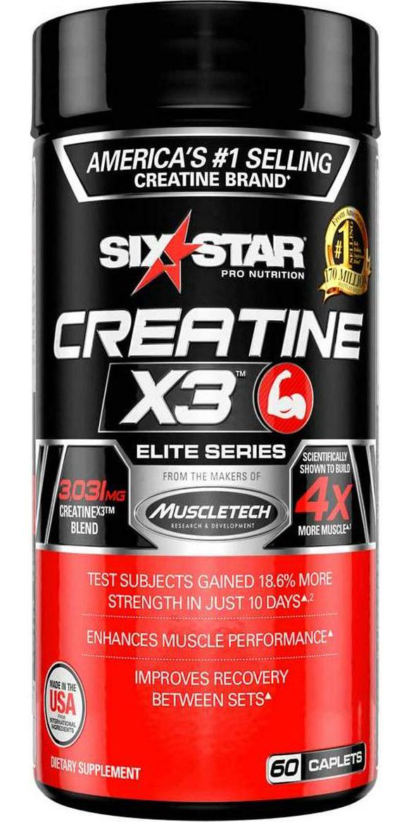 Creatine Pills | Six Star Post Workout X3 Creatine Capsules | Creatine Monohydrate Blend | Muscle Recovery and Muscle Builder for Men and Women | Creatine Supplements | Creatina Monohidratada, 20 Servings