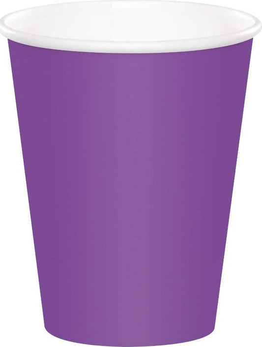 Creative Converting Amethyst Paper Cup, 24 Count (Pack of 1), Purple