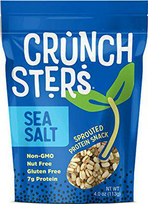 Crunchsters Snack, 4oz. Bags, Sea Salt, 1-Pack