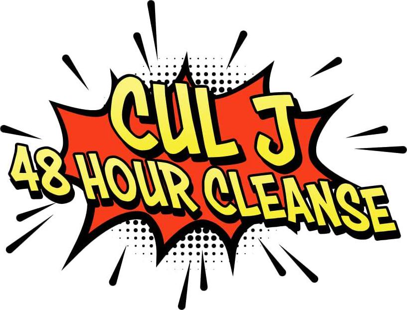 Cul J 48 Hour Gummy Cleanse Metallic Gold Small packet with 4 gummies