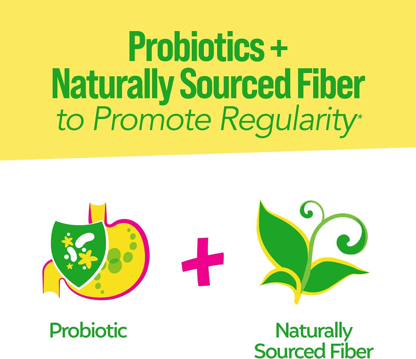 Culturelle Kids Regularity Probiotic and Fiber Dietary Supplement | Helps Restore Regularity and Keeps Kids' Digestive Systems Running Smoothly* | Works Naturally with Child'S Body* | 60 Single Packets