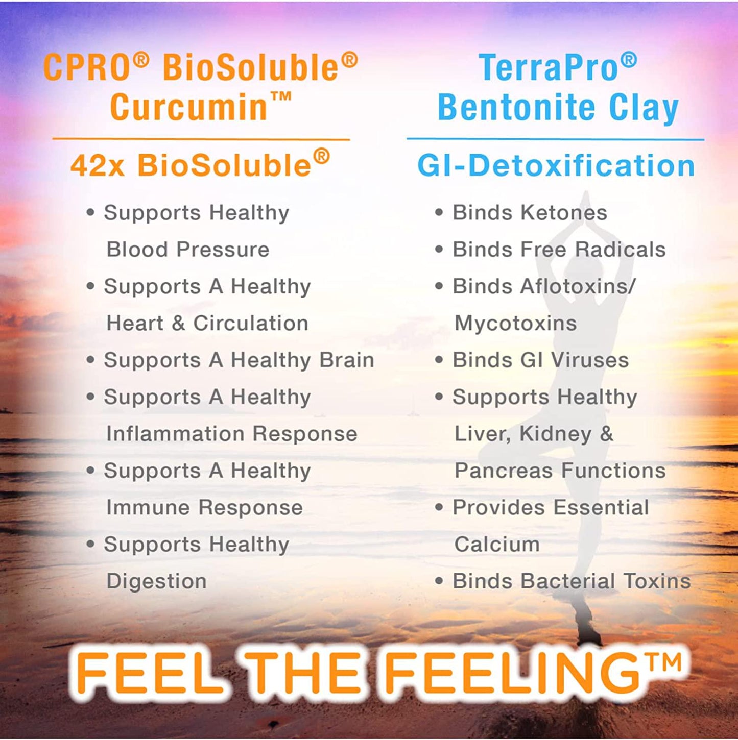 CurcuminPro Detox, Derived from Organic Turmeric and a Unique Clay Deposit, Our Organic Detox Capsules Provide The Power of CPRO