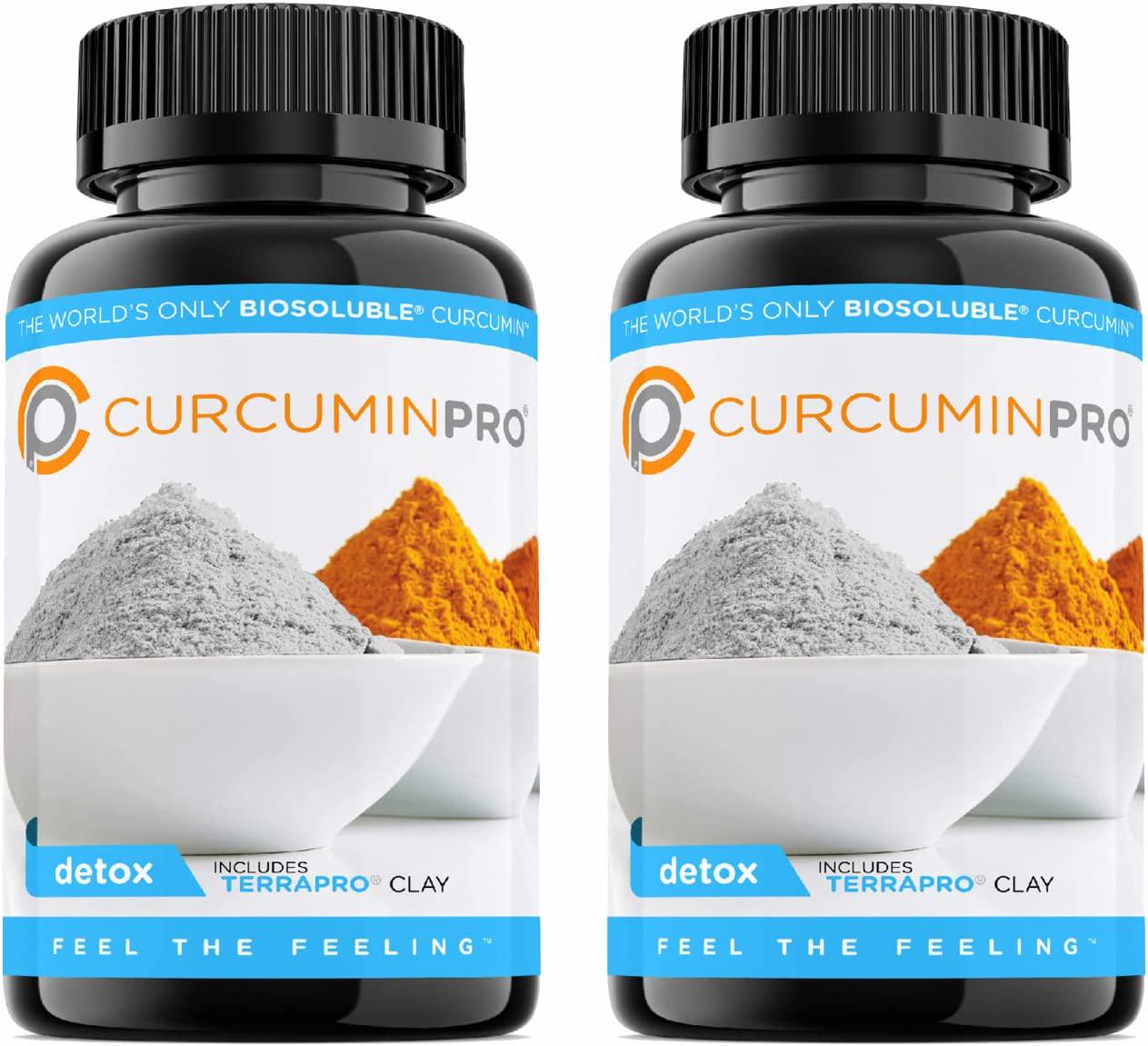 CurcuminPro Detox, The World&#039;s only BioSoluble Curcumin, Made from Organic Turmeric and a Clay Deposit, Our Organic Detox Capsules Provide The Power of CPRO with a Patented Clay Technology