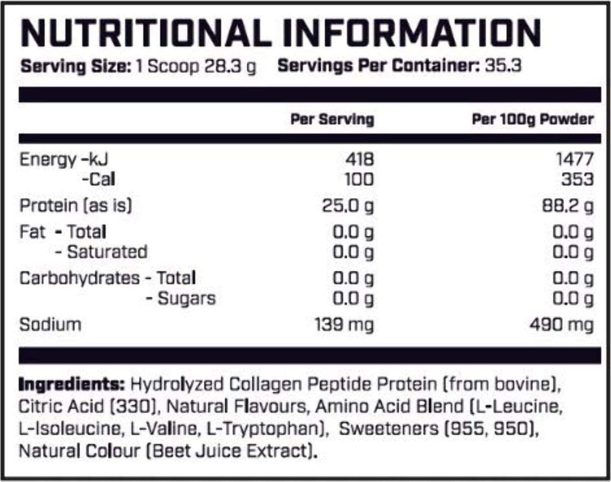 Cyborg Sport Collagen Pro 2kg - Aussie Raspberry