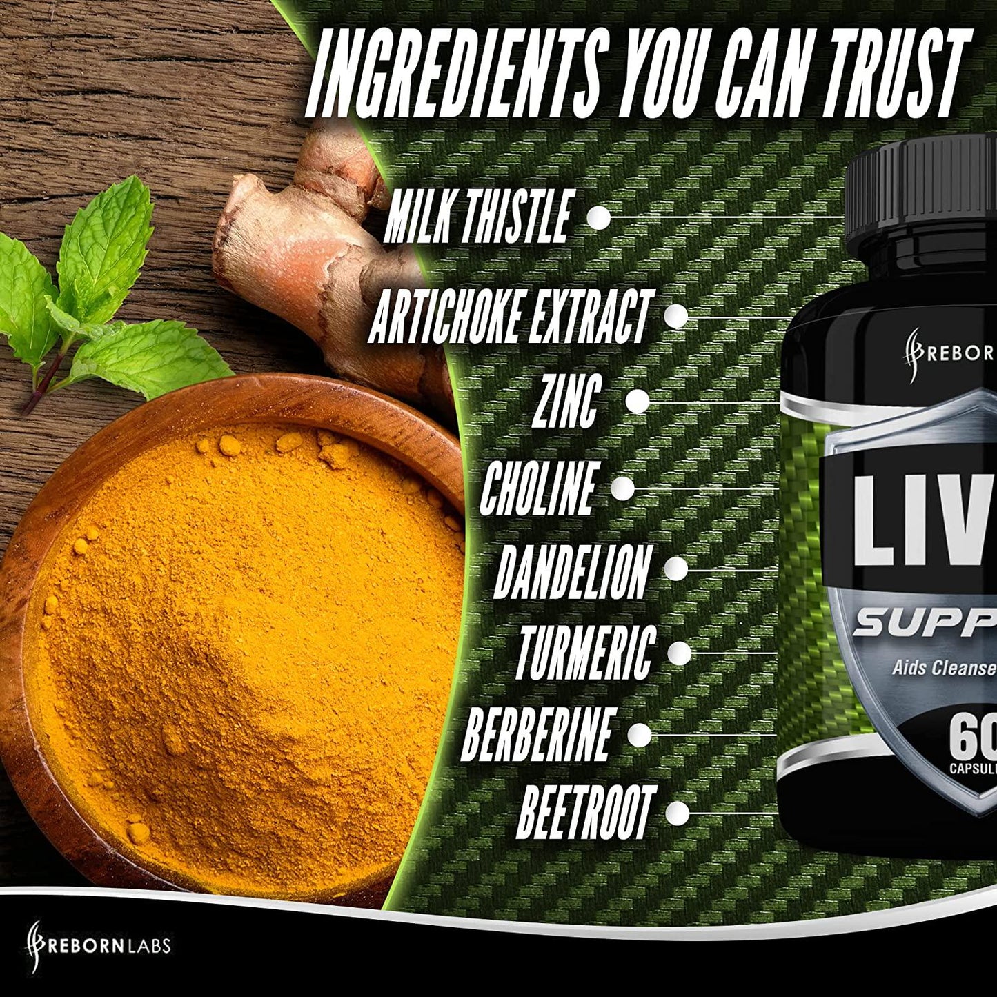 Cycle Protection | Premium Liver Support Supplement for Bodybuilders, Weightlifters, and Athletes | with Milk Thistle, Zinc, Dandelion, Berberine, and More | 60 Capsules