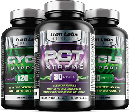 Cycle Support and PCT Xtreme - 2 Months x Cycle Support and 1 Month x PCT Support (3 Months Total)