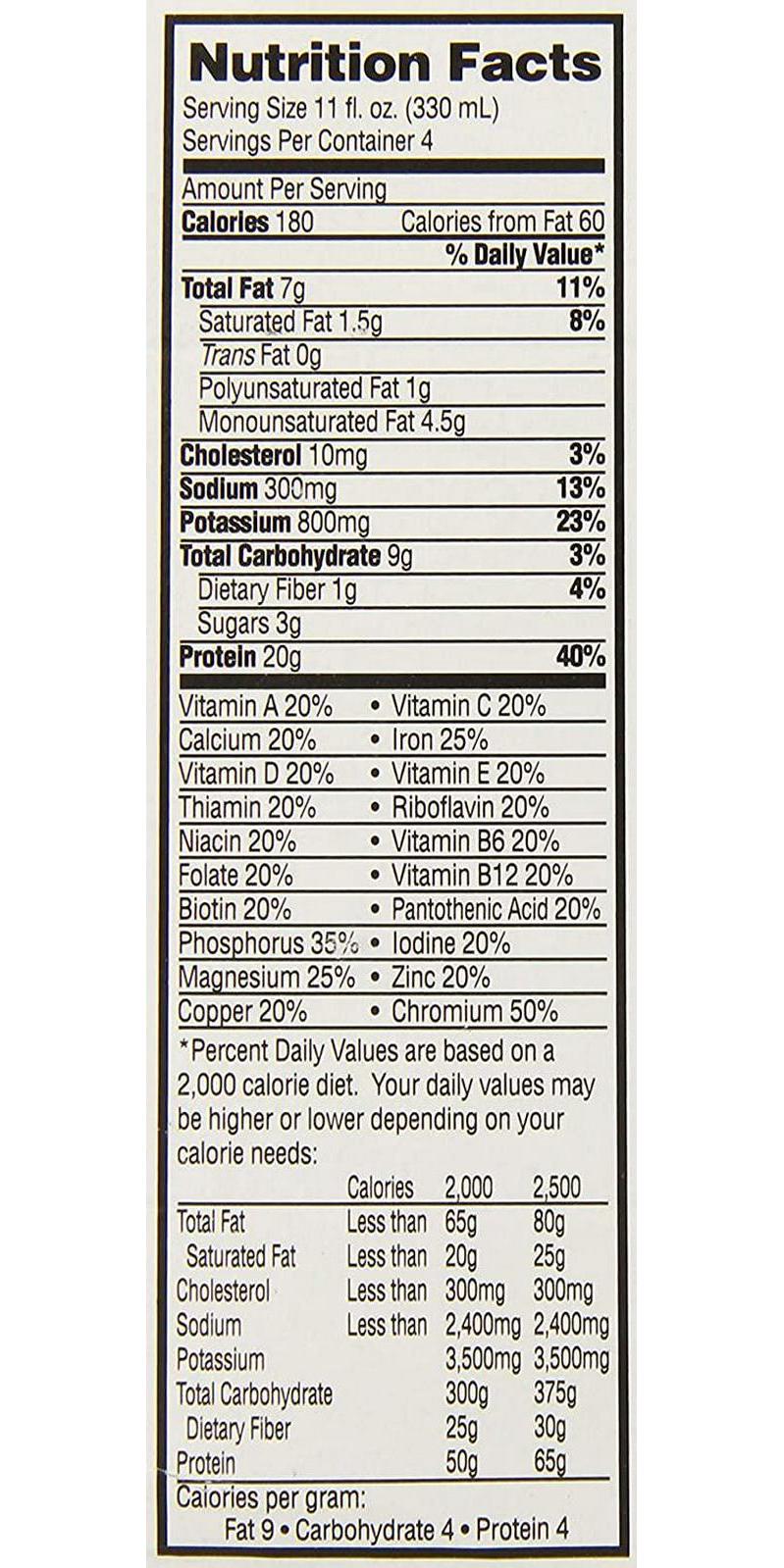 Cytosport Muscle Milk Genuine Ready-to-Drink Supplement, Chocolate, 4 Count