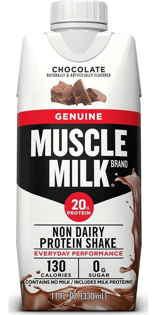 Cytosport Muscle Milk Genuine Ready-to-Drink Supplement, Chocolate, 4 Count