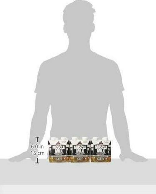 Cytosport Muscle Milk Genuine Ready-to-Drink Supplement, Chocolate, 4 Count
