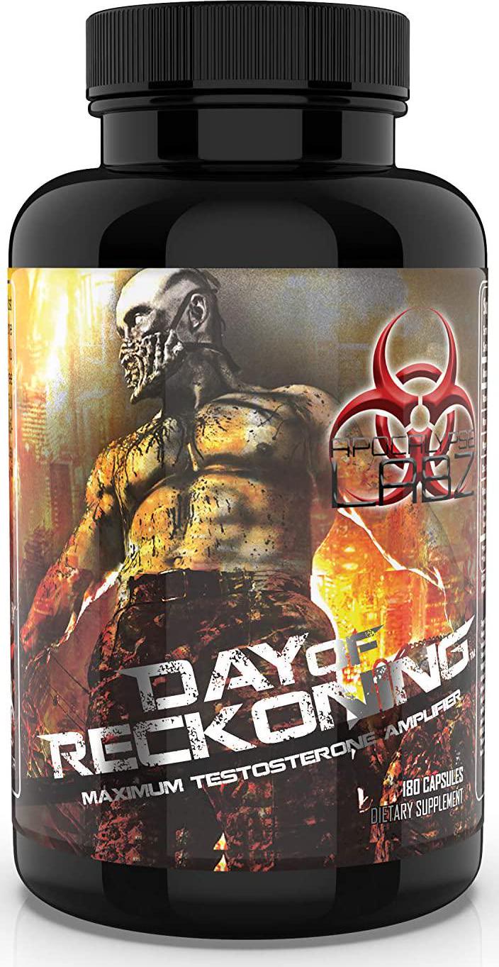 DAY OF RECKONING - NATURAL TESTOSTERONE BOOSTER, SUPPLEMENT NATURAL ENERGY, LEAN MUSCLE GROWTH, PROMOTE FAT LOSS, INCREASE MALE PERFORMANCE