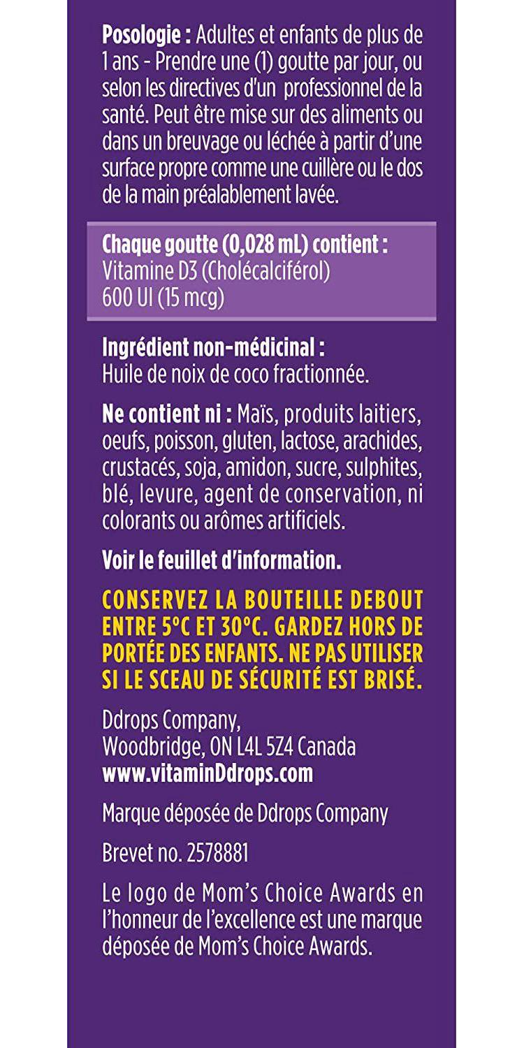 DDROPS Ddrops 600 Iu Booster, 5 ML