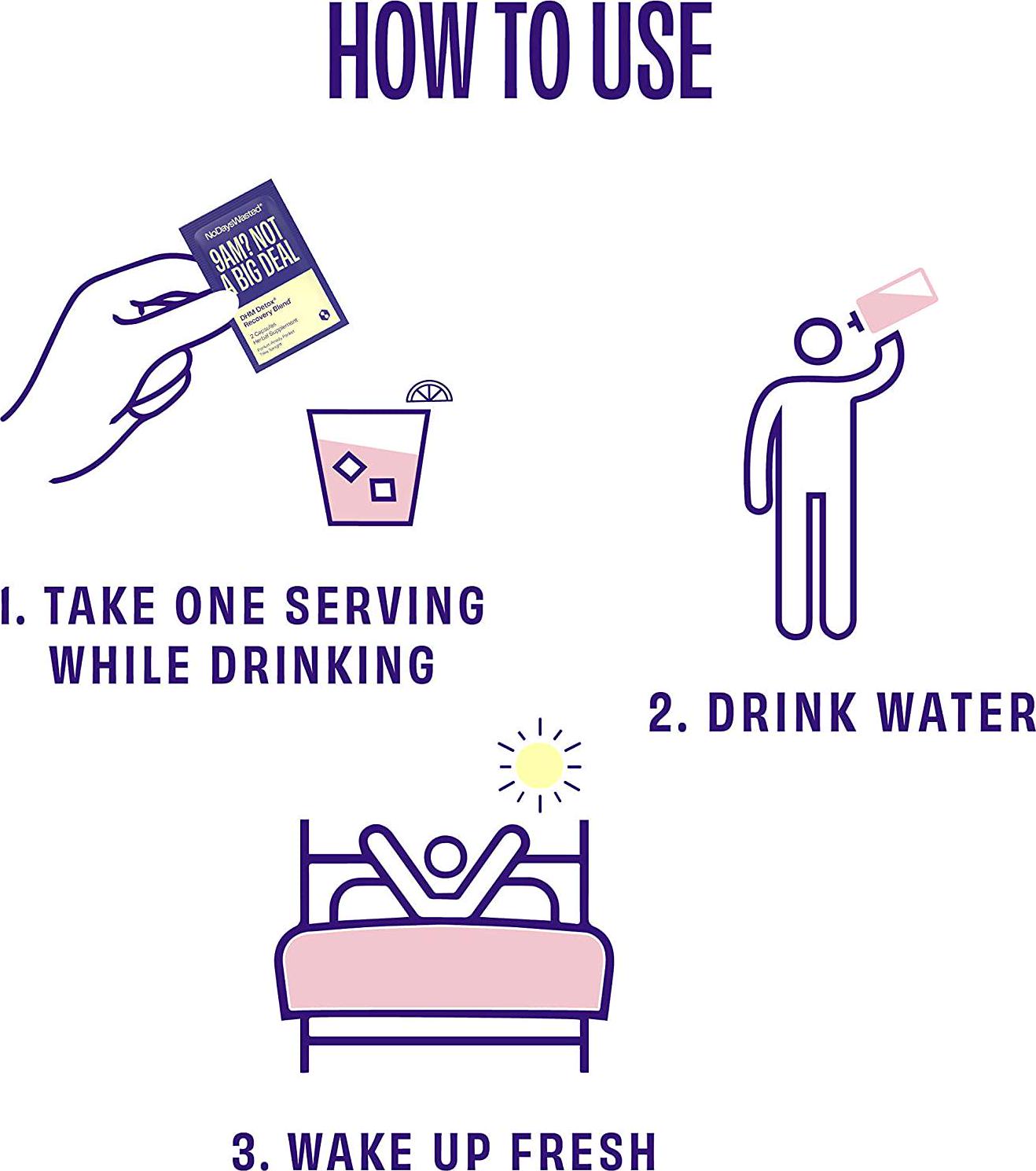 DHM Detox Hangover Prevention Pills - Dihydromyricetin (DHM), N Acetyl Cysteine, Milk Thistle, Prickly Pear, Hydration Electrolytes Blend-Take After-Alcohol to Aid in Recovery