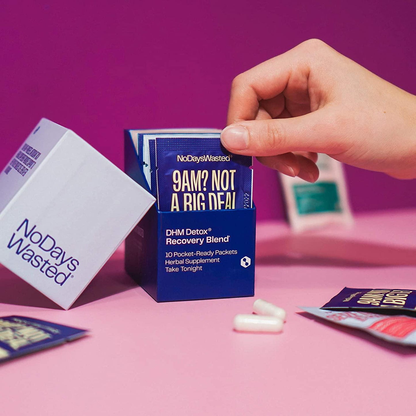 DHM Detox Hangover Prevention Pills - Dihydromyricetin (DHM), N Acetyl Cysteine, Milk Thistle, Prickly Pear, Hydration Electrolytes Blend-Take After-Alcohol to Aid in Recovery