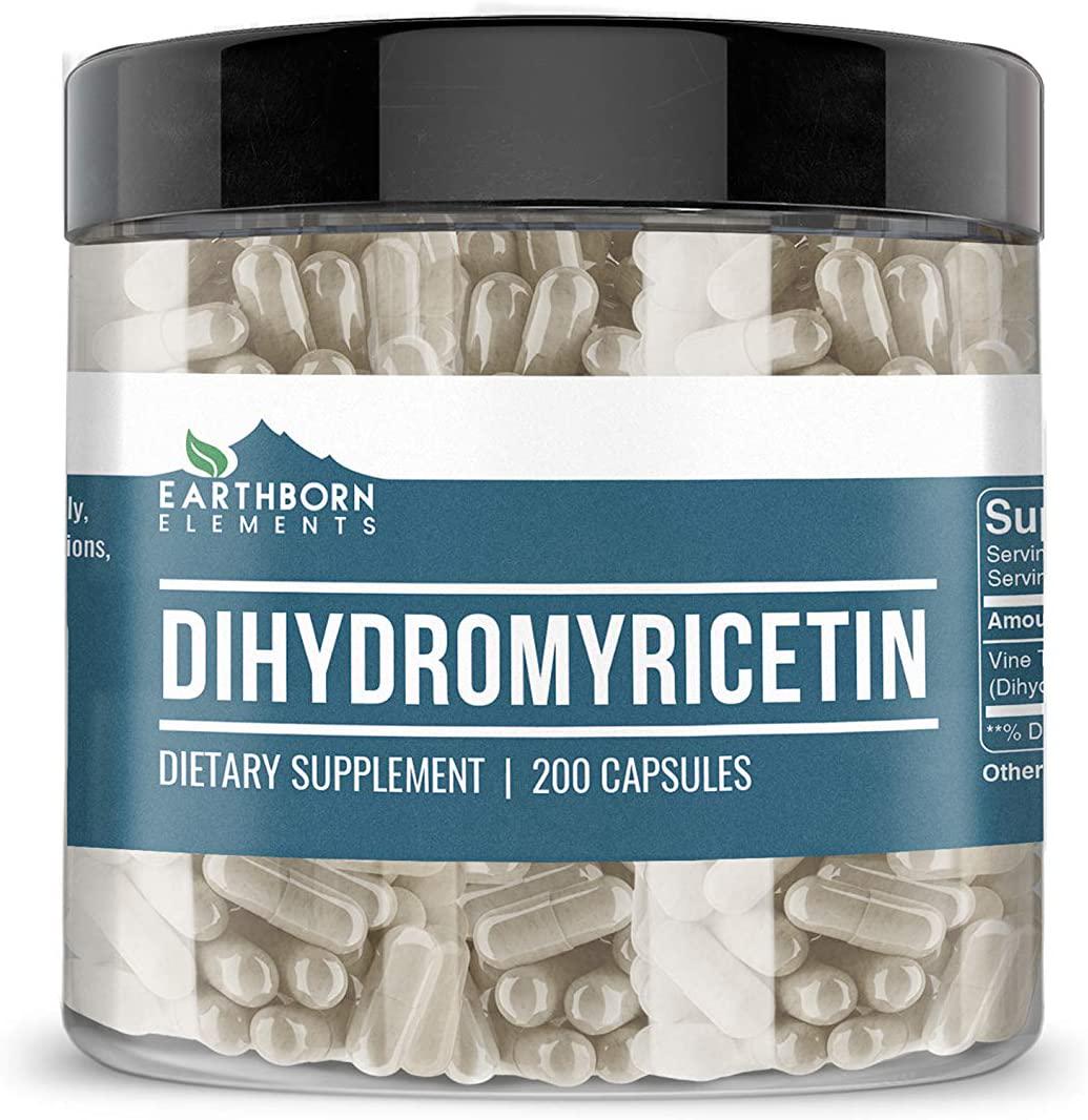 DHM Dihydromyricetin (200 Caps, 430 Mg Serving) Alcohol Consumption Support, All Natural and Gluten Free