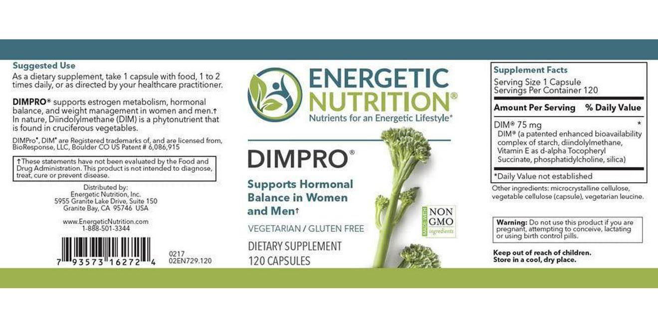 DIMPRO - BioResponse DIM 75 mg, 120 caps - from Energetic Nutrition
