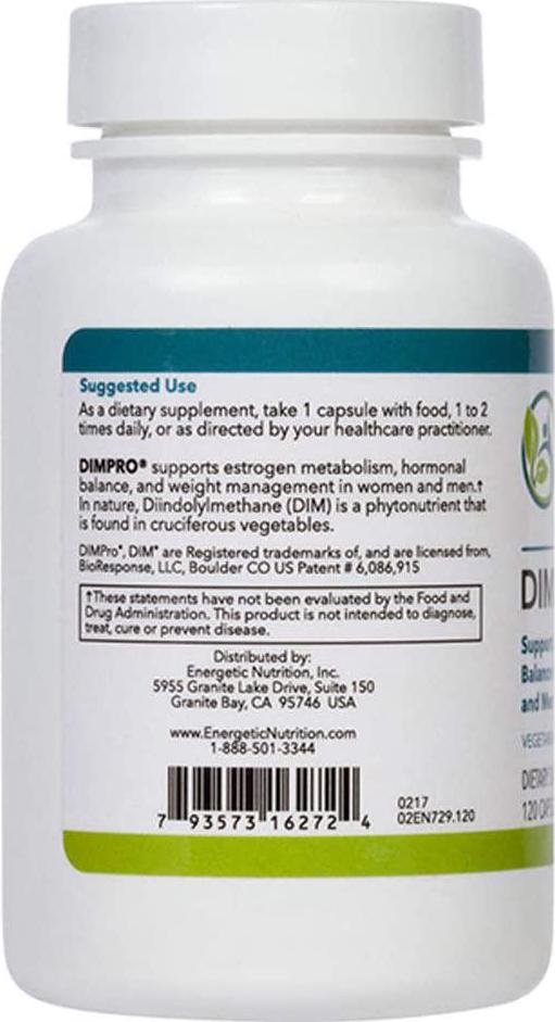 DIMPRO - BioResponse DIM 75 mg, 120 caps - from Energetic Nutrition