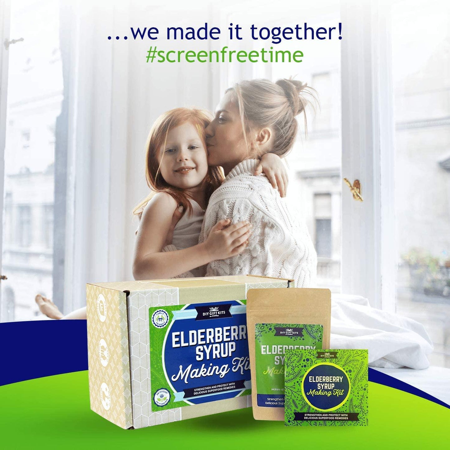 DIY Elderberry Syrup Kit | Make Your Own Elderberry Syrup for Kids and Adults | Kit Includes Organic Dried Elderberries Plus 3 Additional Herbs | All You Need to Make Organic Elderberry Syrup and More