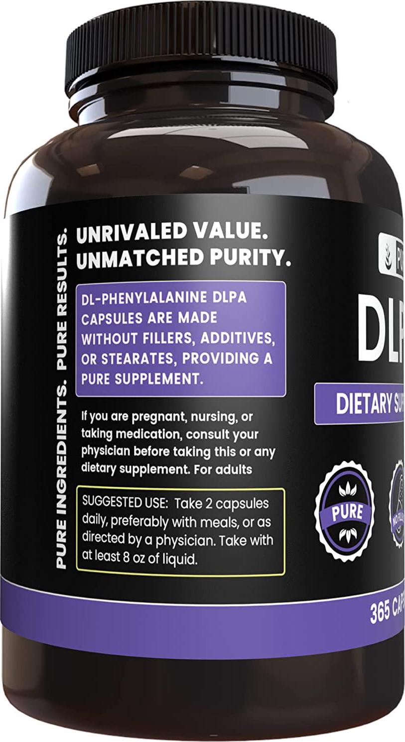 DL-Phenylalanine DLPA Mood, Energy, Lab Tested (330 mg)