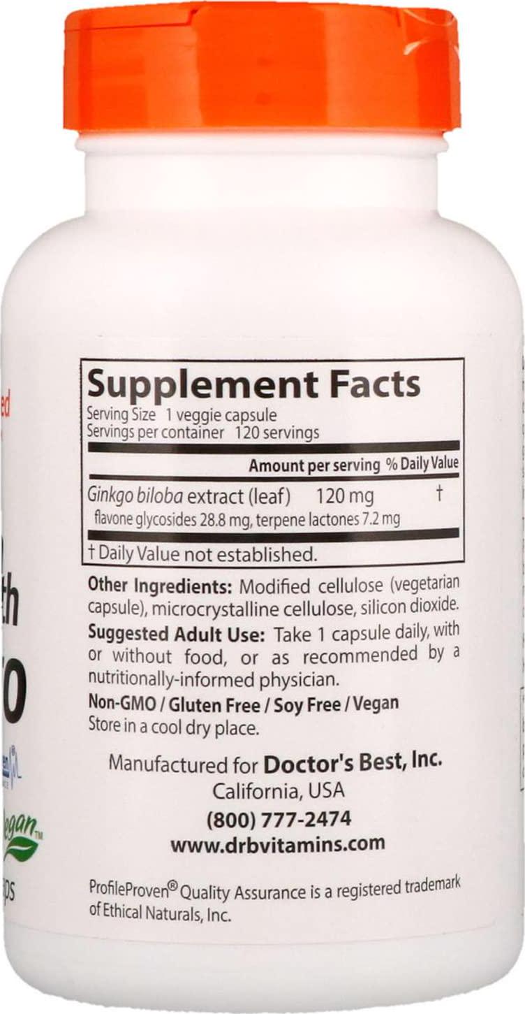 DOCTORS BEST Extra Strength Ginkgo, 120C (Pack Of 2)