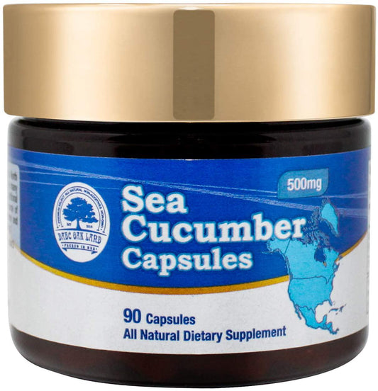 DOL Wild Caught Sea Cucumber Capsules Super Natural Antioxidant, Immune Builder-90 Capsules (One Bottle)