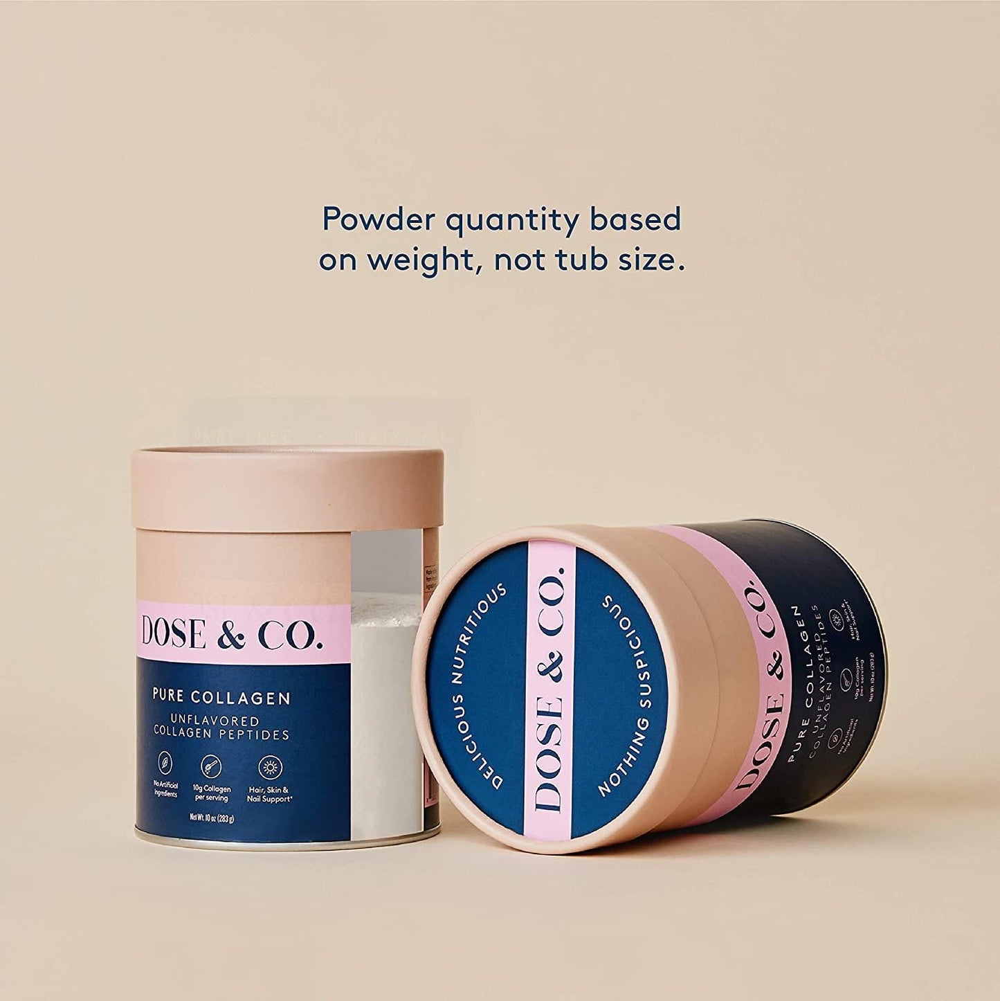 DOSE and CO Dose and Co Pure Collagen Powder Unflavored 200g – Hydrolyzed Collagen Peptides Supplement,