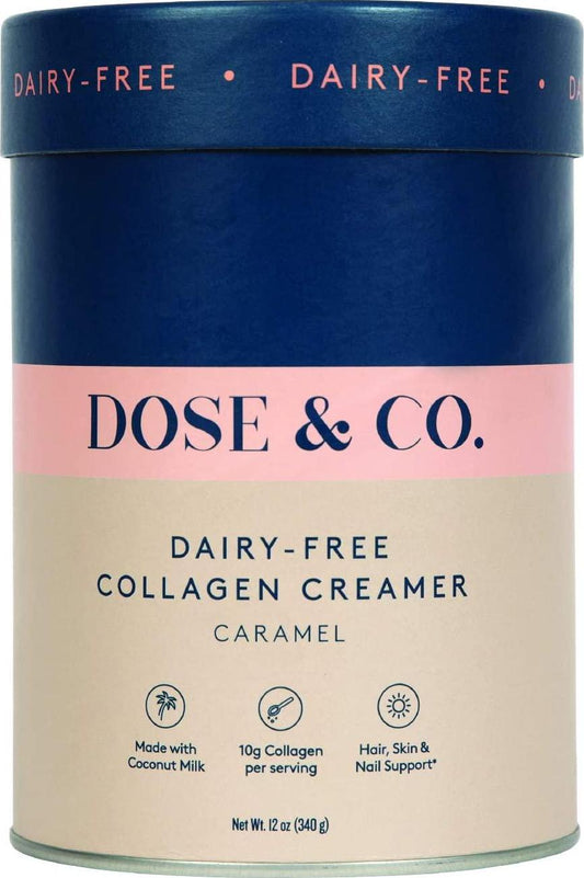 DOSE and CO Dose and Co Dairy Free Collagen Creamer (Caramel) 340g (11216)