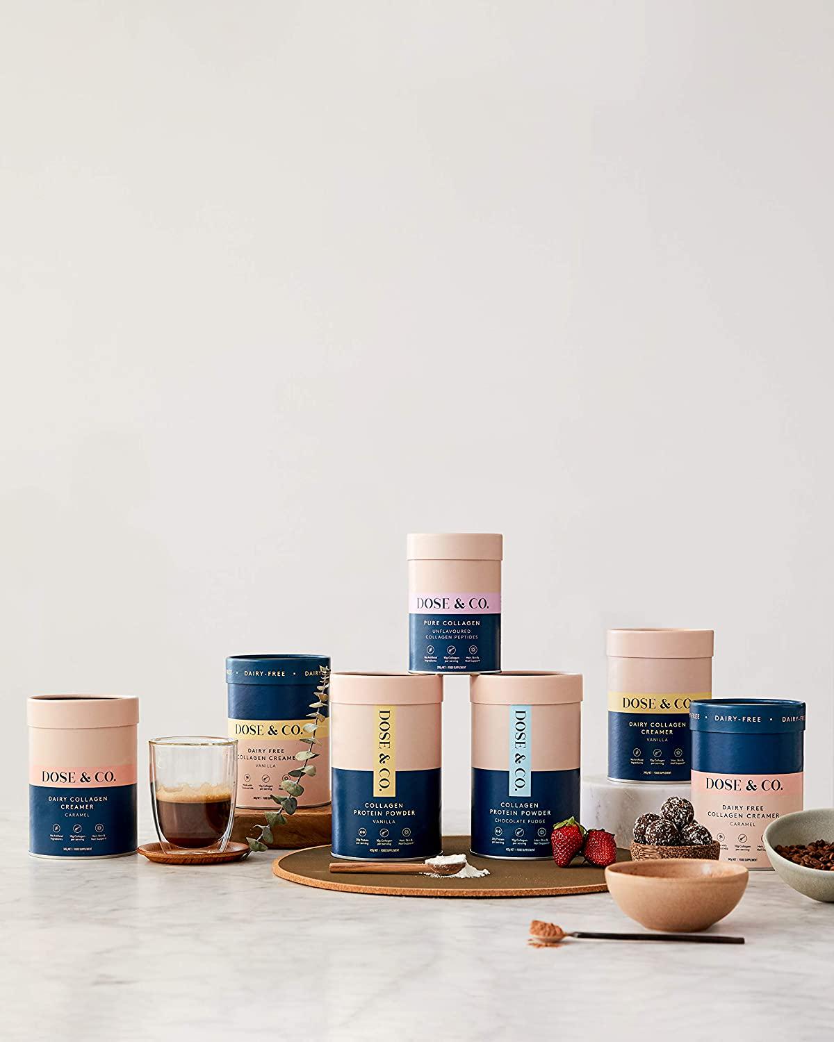 DOSE and CO Dose and Co Dairy Free Collagen Creamer (Caramel) 340g (11216)