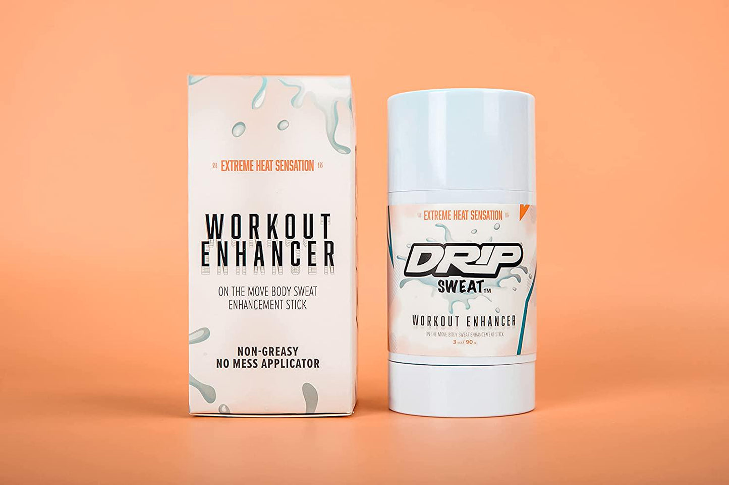 DRIP Sweat - Workout Enhancer - Natural Thermogenic Hot Slimming and Body Toning Sweat Stick for Men and Women.