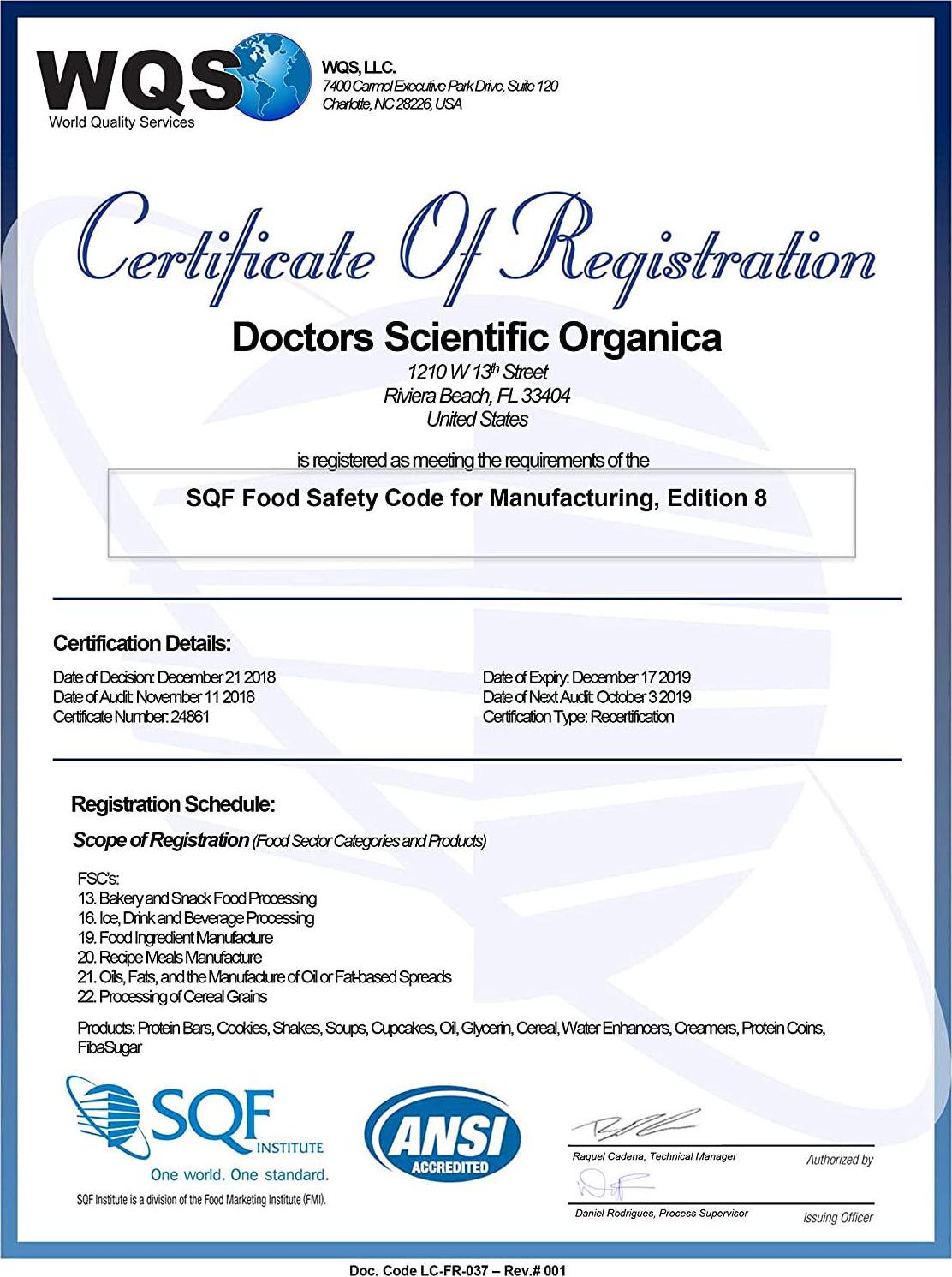 DSO Coq10 100mg Doctor-Designed Formula Maximum Effectiveness Coenzyme Coq10 - High Absorption Cholesterol Support - 90 Capsules Biodegradable Bag